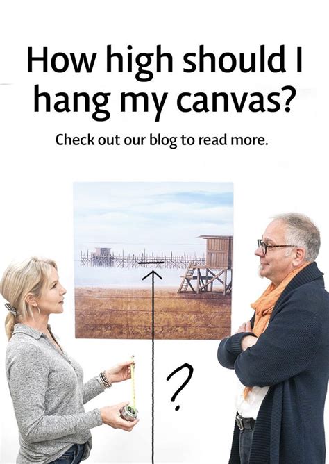 How High Should I Hang My Canvas Picture Hanging Height Hanging