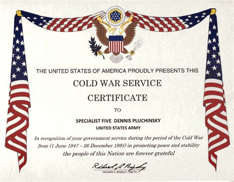 Cold War Rservice Id Card