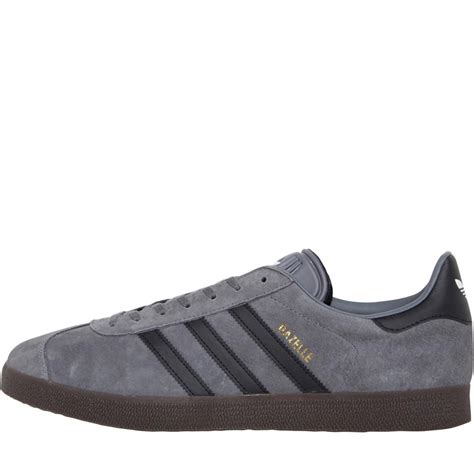 Buy Adidas Originals Mens Gazelle Trainers Grey Fourcore Blackgum5