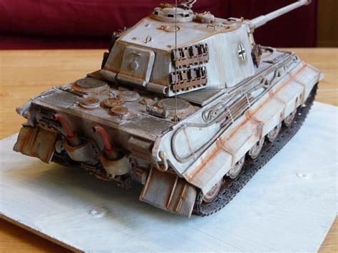 135 Tamiya King Tiger Completed King Tiger With Winter Ca Flickr