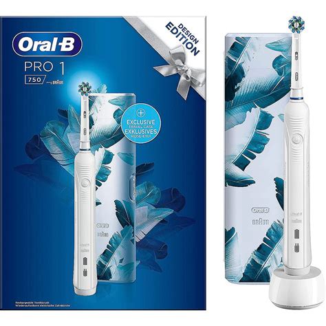 Oral B Electric Toothbrush Pro 1 750 Rechargeable For Adults Number Of Brush Heads Included 1