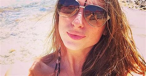 Luisa Zissman Flaunts Her Sexy Cleavage In Busty Bikini Beach Snap On Holiday Irish Mirror Online