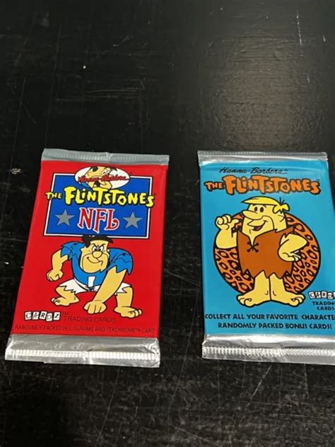1993 Cardz The Flintstones Nfl Trading Card Pack 995 Picclick
