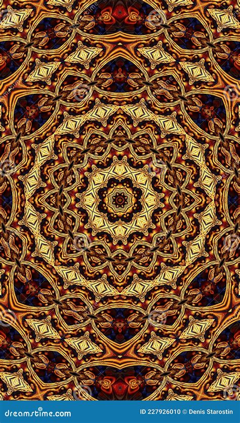 Star Kaleidoscope Background Beautiful Multicolor Kaleidoscope Texture