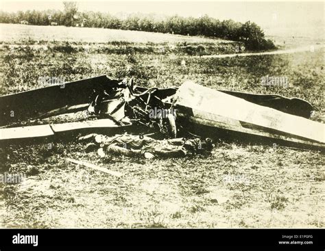 World War One Aircraft Crash Stock Photo Royalty Free Image 69952052