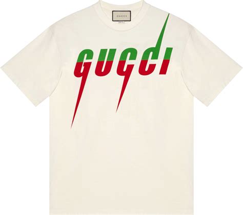 Gucci White Blade Logo T Shirt Incorporated Style