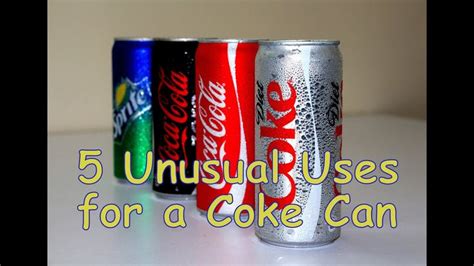 5 Unusual Uses For A Coke Can Youtube Coke Can Crafts Coke Cans