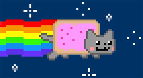 Nyan Catpop Tart Cat Pixel Art Maker
