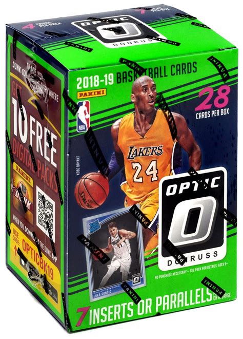 Nba Panini 2018 19 Donruss Optic Basketball Trading Card Blaster Box 7 Packs Toywiz