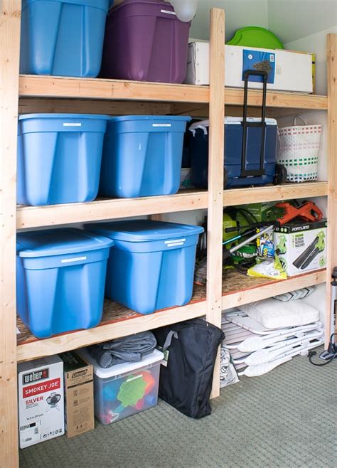 See more ideas about garage organization, garage storage, diy storage. DIY Garage Shelves with Plans - The Handyman's Daughter
