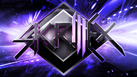 Free Music Skrillex Download 3d Logo Purple Colorful