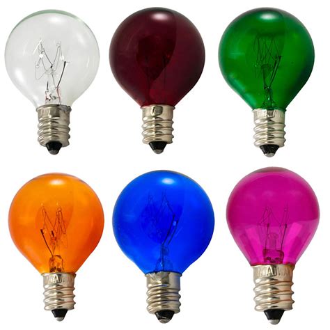 10w Multi Color Light Bulb Kit Candelabra Base