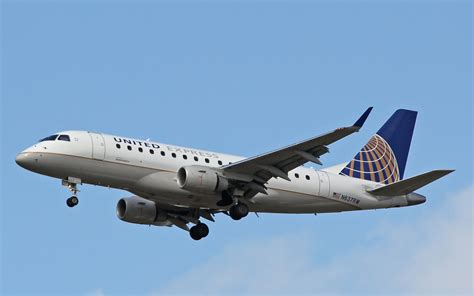 United Airlines Adiciona Mais Aeronaves Embraer E175 à Frota United