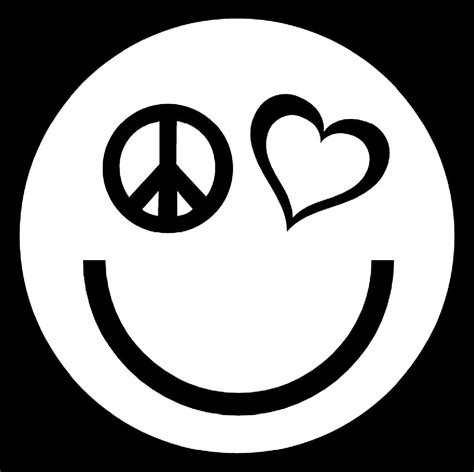 Peace Love Happiness Vinyl Decal Sticker Car Window Wall Laptop Heart