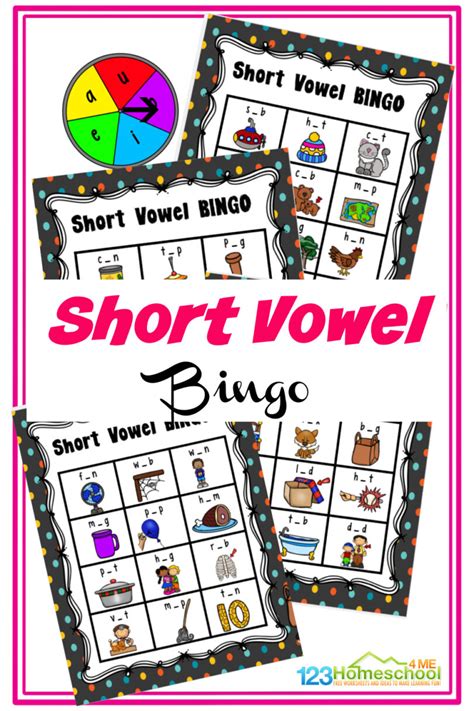 Printable Short Vowel Games