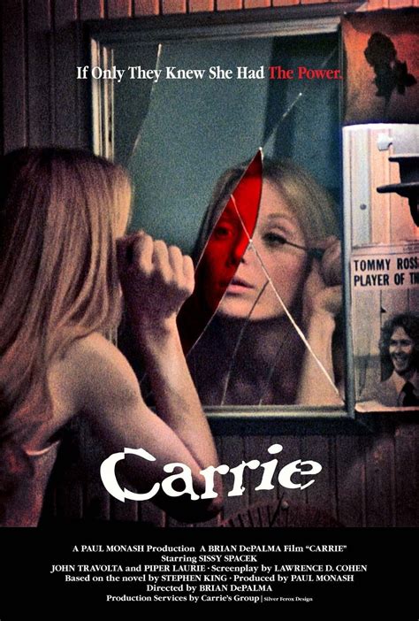 Carrie 1976 Pôsteres De Filmes Filmes De Terror Posters De Filmes