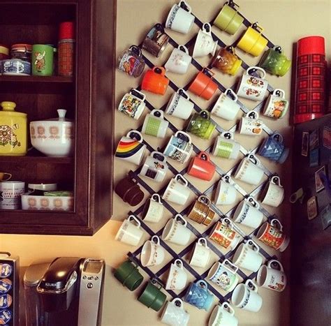 20 Fun And Practical Diy Coffee Mugs Storage Ideas For Your Kitchen