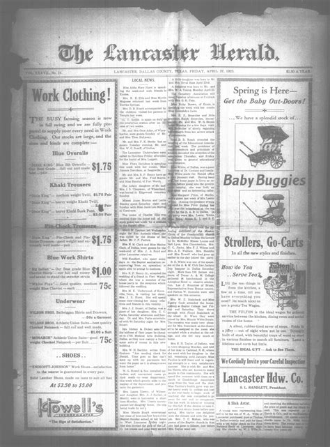 The Lancaster Herald. (Lancaster, Tex.), Vol. 37, No. 14, Ed. 1 Friday