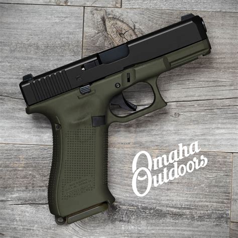 Glock 19x Od Green 10 Round Elite Black Slide Omaha Outdoors