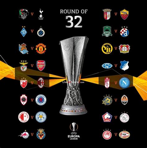 Get the latest news, video and statistics from the uefa europa league; Uefa Europa League last 32 draw