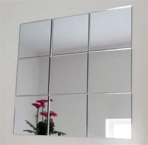 4pcs Square Mirror Wall Mirror 4pcs 30x30cm Square Mirror Etsy