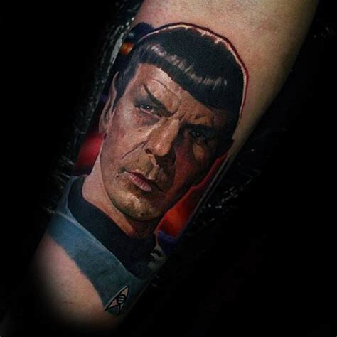 Star trek tattoo #startrek #spock #data #blackandgray #blackandgrey done by mccaw at level ink mangotsfield. 50 Star Trek Tattoo Designs For Men - Science Fiction Ink Ideas