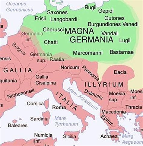 Germania magna dans la vision du monde des romains du iie siècle après ptolémée sur une carte lorsque la germania magna ( lat. Numismatikbibliothek - Magna Germania