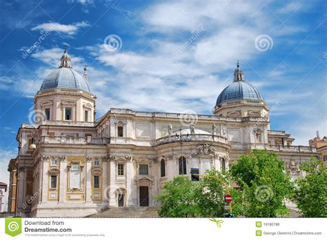 Santa Maria Maggiore Church From Rome Royalty Free Stock