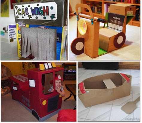 The Pre K Reporter 32 Things To Make Using A Cardboard Box