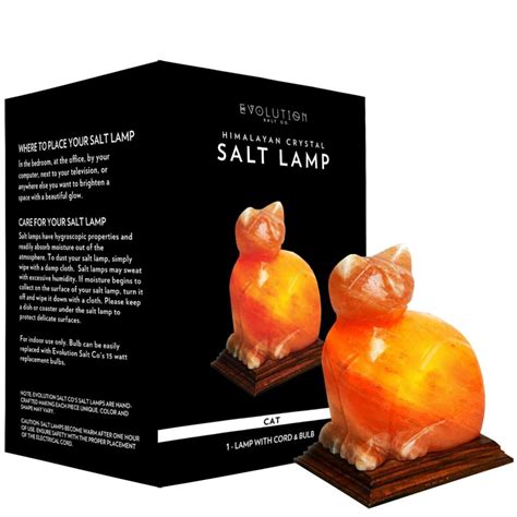 Himalayan salt lamps have been tested by negative ion measuring devices by various labs. Evolution Salt Cat Crystal Himalayan Salt Lamp