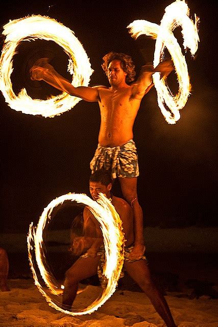Aitutaki Fire Dancers By Michael Anderson Aitutaki Cook Islands Fire Dancer