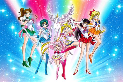 Sailor Moon Rainbow And Unicorn Athena Posters