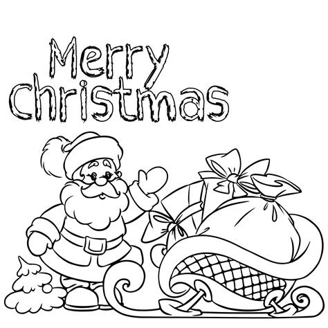 Printable Pictures To Color Christmas