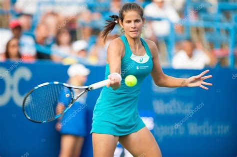 Professional Tennis Player Julia Goerges Stock Editorial