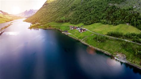 Aerial Footage Of Stunning Nature In Norway Stock Footage Sbv 304081853