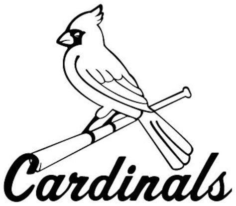 St Louis Cardinals Nbl Logo Sticker Vinyl Decal Wall Art 183 Etsy