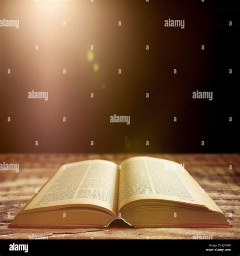Open Bible Stock Photo Alamy