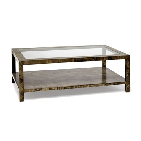 Steel legs shaped hair pin. Banana Bark Coffee Table - Mecox Gardens