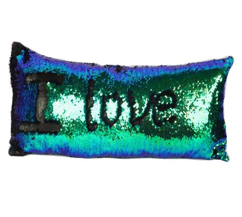 Fashion Sequin Mermaid Throw Pillow Cover With Magical Color Changing