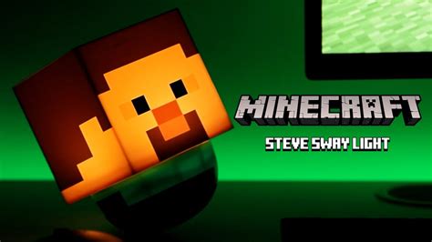 Minecraft Steve Sway Light Paladone Youtube