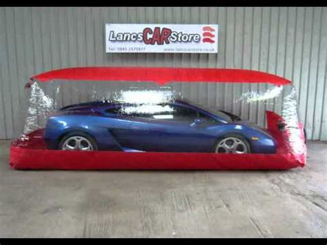 Generally speaking, if you have anything from a pencil eraser to a quarter or even a half dollar size bubble, your looking at bigger problems. CarCoon - Store Your Car in a Bubble - YouTube