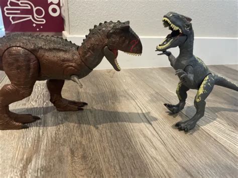 Allosaurus Jurassic World Dino Rivals Roarivores Action Figure 2017 Mattel Works 5499 Picclick