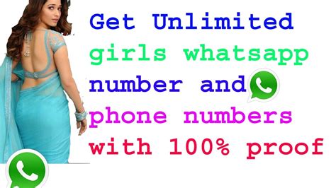 how to get new whatsapp girls number mobile numbers youtube