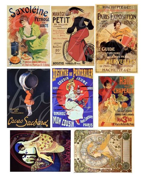 Digital Collage Sheet Of 32 Antique Labels And Ads By Boxesbybrkr 3