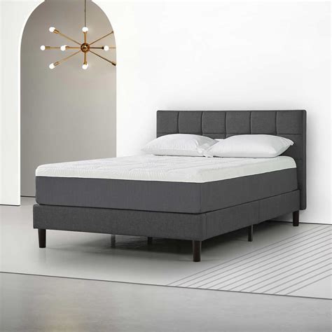These platform bed sets come with amazing features and enhance safety and the quality of sleep. Blackstone 12" King Memory Foam Mattress and Grey Platform ...