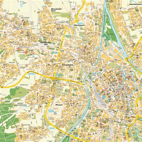 Map Augsburg Germany Maps And Directions At Hot Map