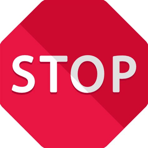 Stop Free Signs Icons