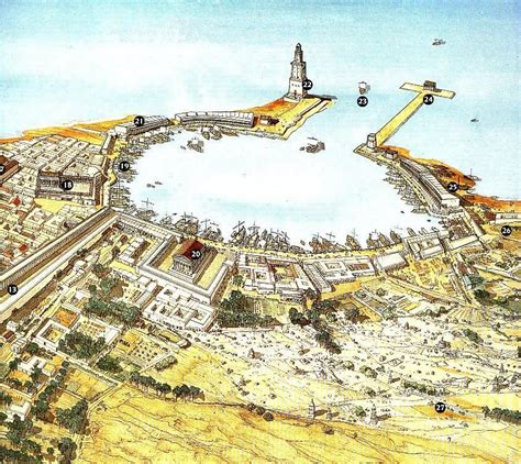 Reconstruction Of Leptis Magna In North Africa Libya ~ Jean Claude