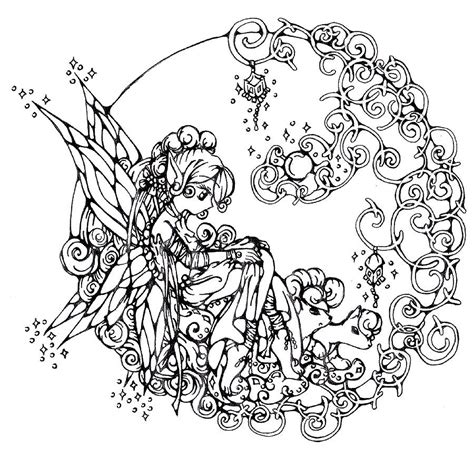 Fairy Mandala Coloring Pages Best Coloring Pages