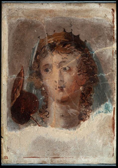 Theancientwayoflife “ Fresco With Head Of A Goddess Culture Roman